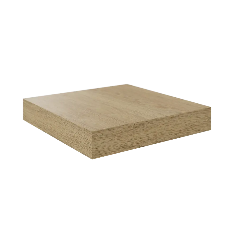 Полка настенная Spaceo Oak 23x23.5 см МДФ цвет дуб STLM-2083021 - Вид №1