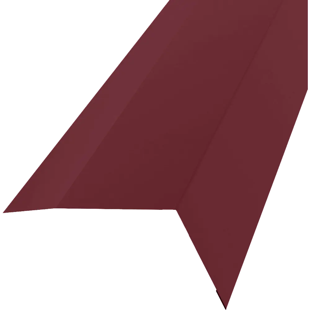 Планка карнизная 100x65 мм 2 м 0.4 мм RAL 3005 красный 84427762 STLM-2089384 Santreyd 