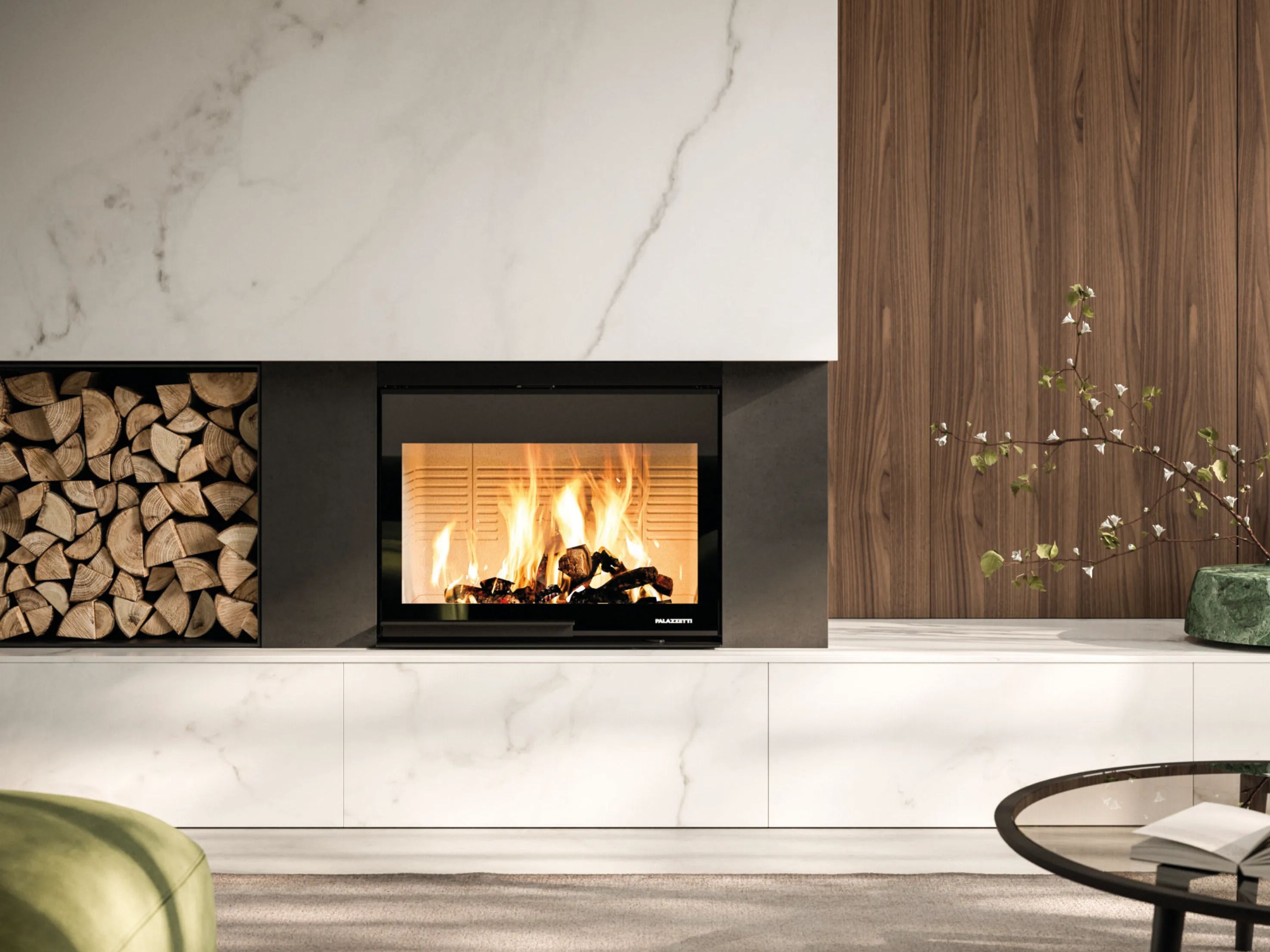 Дровяной камин PALAZZETTI WTX 80 ARCH-00088136