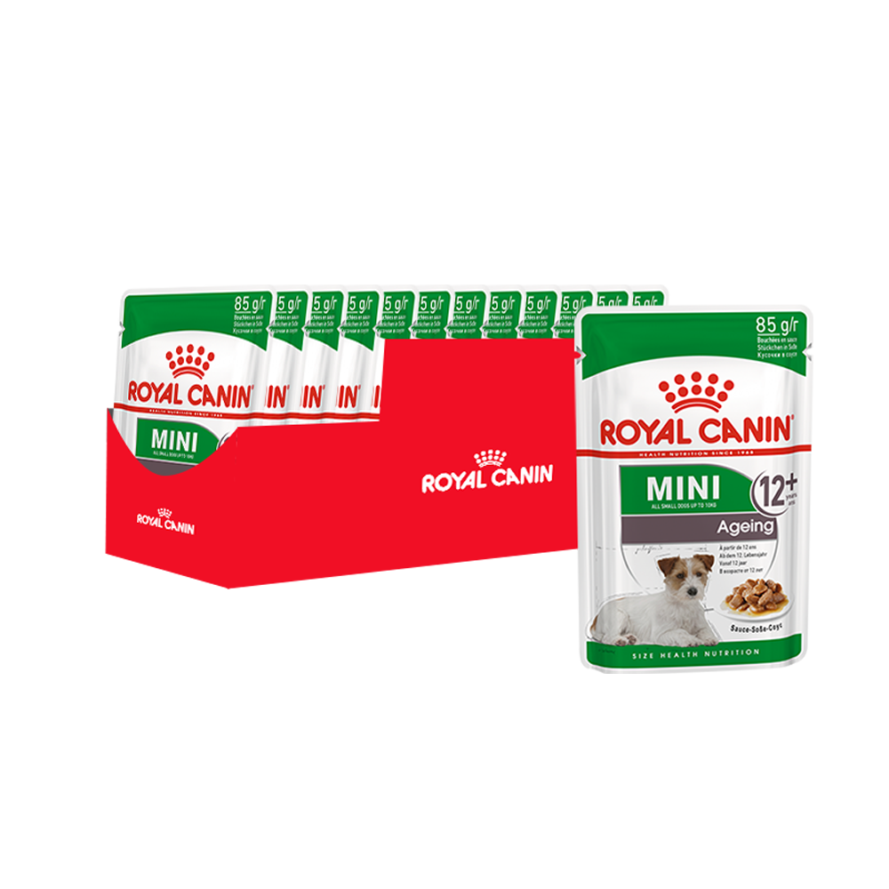 ПР0048345*12 Корм для собак для мелких пород старше 12 лет, соус пауч 85г (упаковка - 12 шт) ROYAL CANIN 