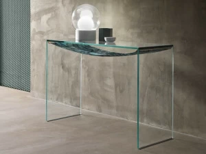 Tonelli Design Прямоугольная стеклянная консоль Amaca