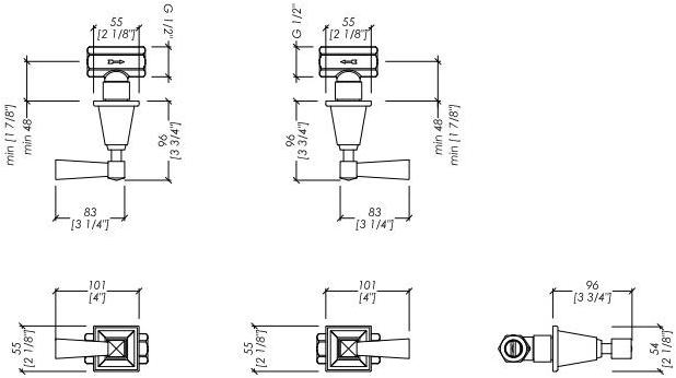 Devon&Devon Латунный запорный кран Vip time sun-id-1369288 - Вид №3
