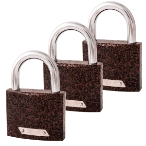 Набор навесных замков AVERS PD-01-63 с 6 ключами 89338401