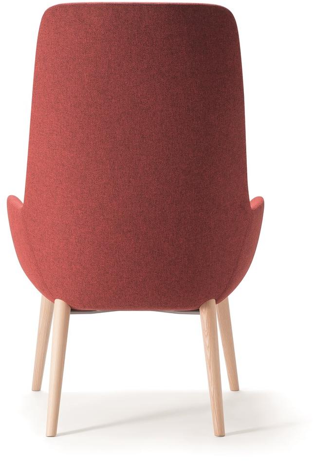 Quadrifoglio Кресло в современном стиле, обитое тканью, с 4-мя спицами и подлокотниками. City sun-id-1476817 - Вид №1