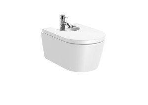 AZ57522000 ROUND - Биде настенное с плавно закрывающейся крышкой ROCA Inspira