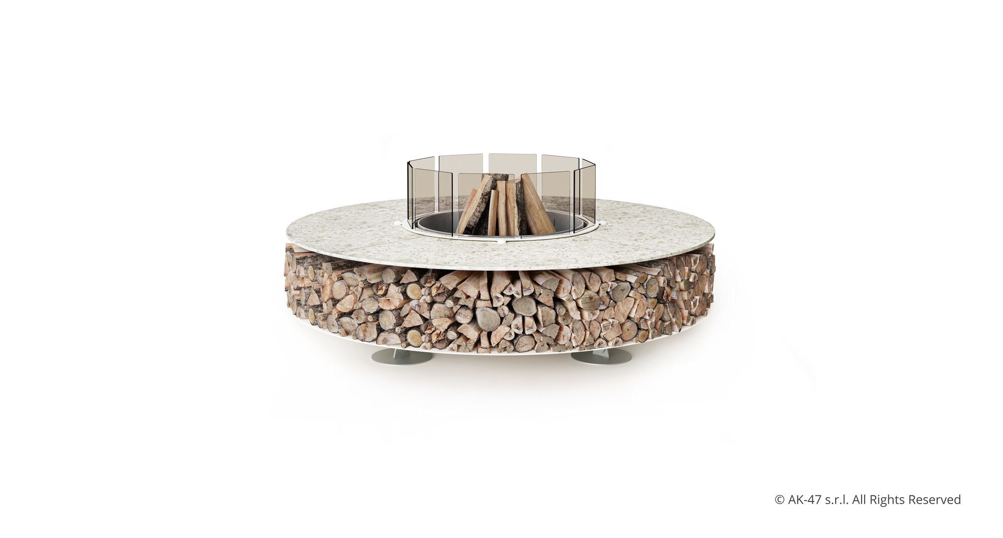 Жаровня с керамогранитным верхом Ak47 Design ZERO KERAMIK ARCH-00035806 - Вид №7