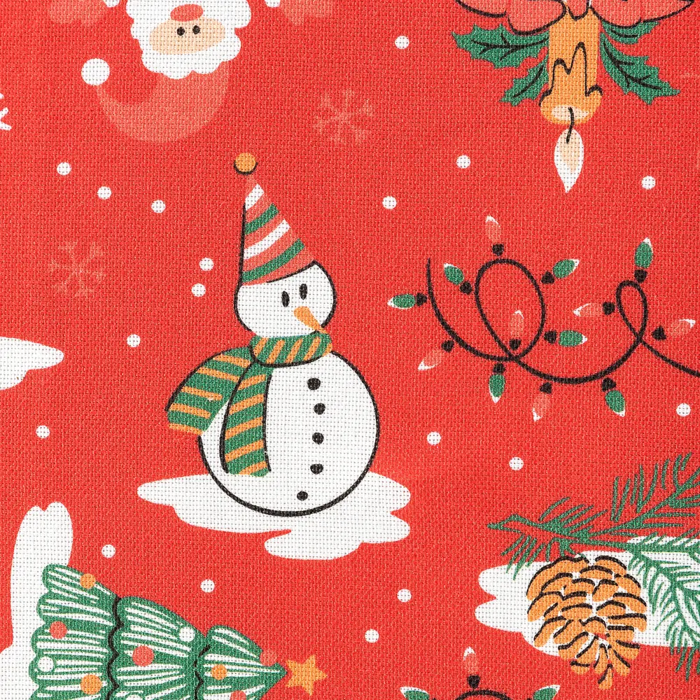 Скатерть Altali Санта прямоугольная 140x170 см цвет красный STLM-2159402 - Вид №5