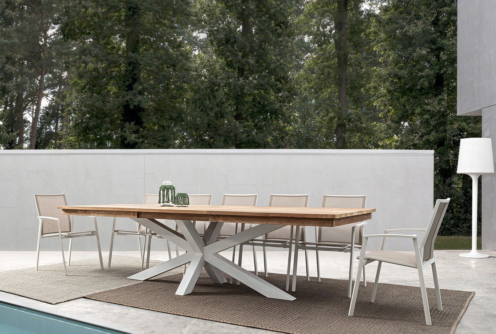 Алюминиевый штабелируемый садовый стул с подлокотниками BIZZOTTO Cruise ARCH-00086262 - Вид №9