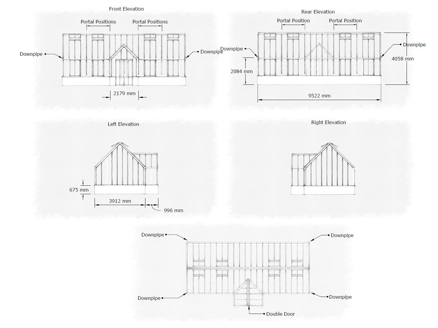 Алюминиевая Садовая теплица VANSTA розы ARCH-00088558 - Вид №7