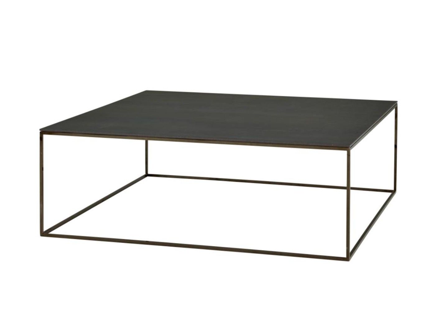 Квадратный низкий журнальный столик из керамогранита Ligne Roset ARCH-00102571 - Вид №1