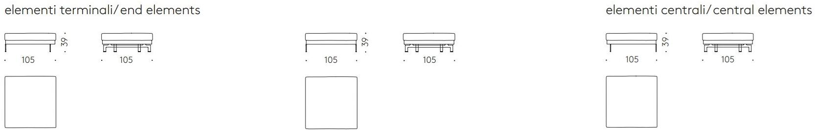 DE PADOVA 3-х местный диван с шезлонгом Flying landscape sun-id-1429104 - Вид №9