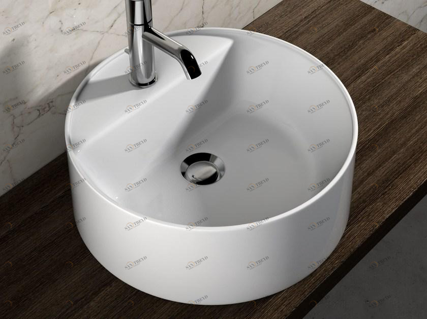 Lil4245101 Накладная раковина на столешницу  овальная Olympia Ceramica LAVABI D'ARREDO