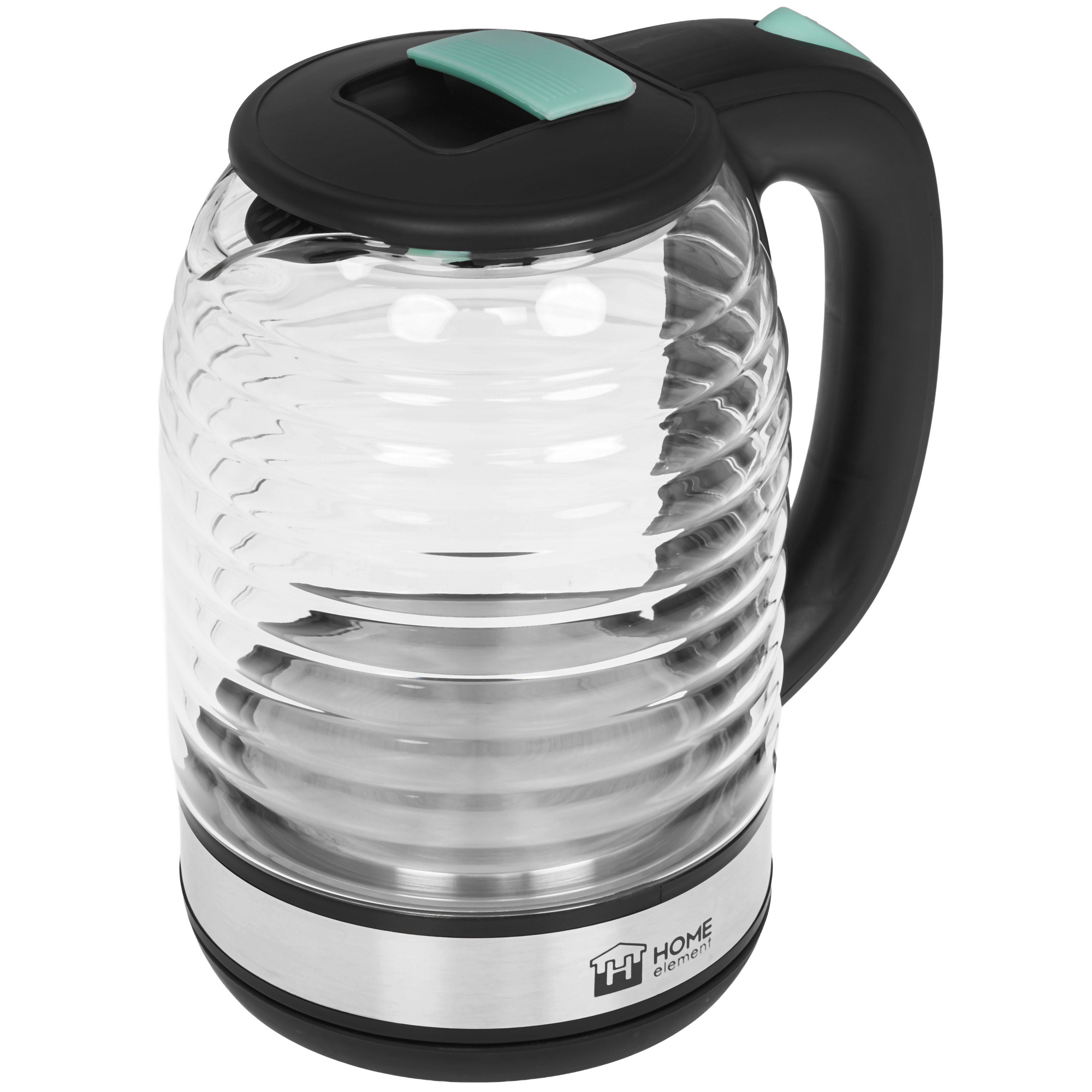 9091590 Электрочайник HOME ELEMENT HE-KT2304 светлая яшма черный STDN-0130803 - Вид №2