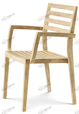 Ethimo Стул из тика с подлокотниками sun-id-1362646