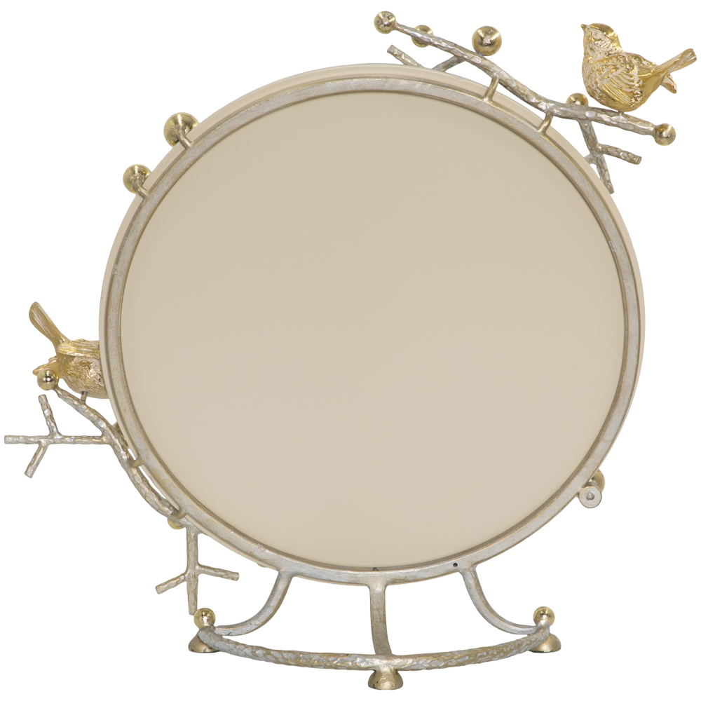 79029 Зеркало Терра настольное Айвори Мраморное золото BOGACHO 4627196590373 - Вид №3