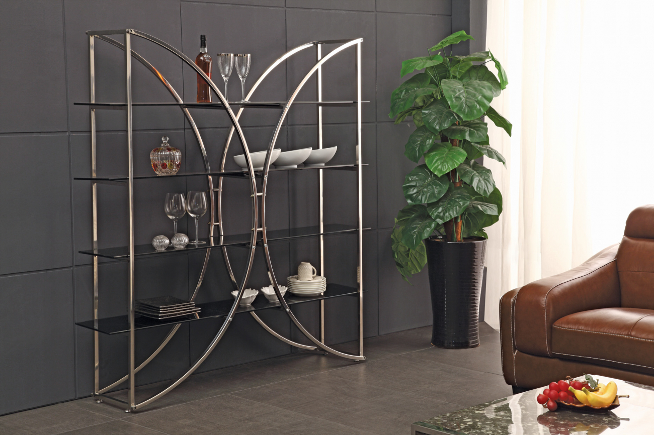 Стеллаж металлический черный Pavimento ДОМАШНЯЯ ОБСТАНОВКА SKY 045148 Черный Santreyd - Вид №7