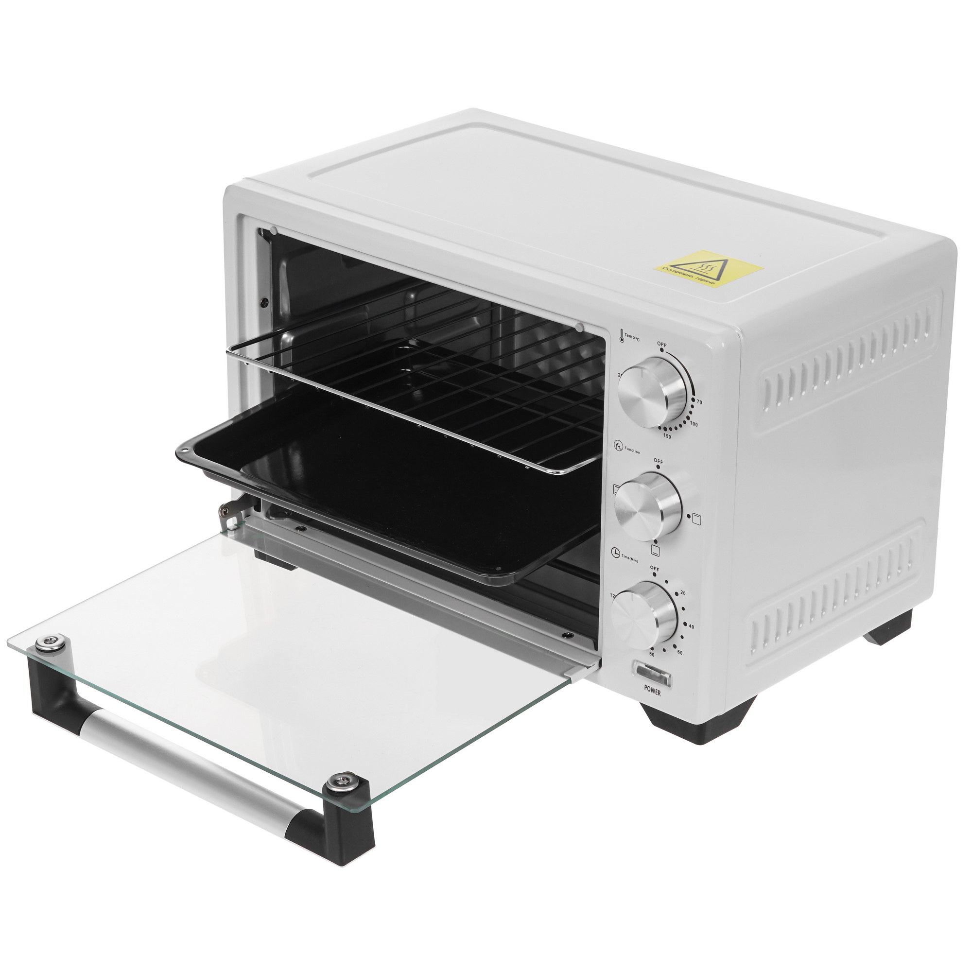 9080960 Мини-печь Kraft KFC-MO 200 HW белый STDN-0126958 - Вид №4