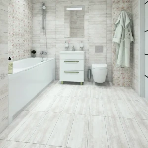 Керамогранит LB Ceramics Прованс 60x20 см 0.96 м² матовый цвет белый 85604799 STLM-2208115