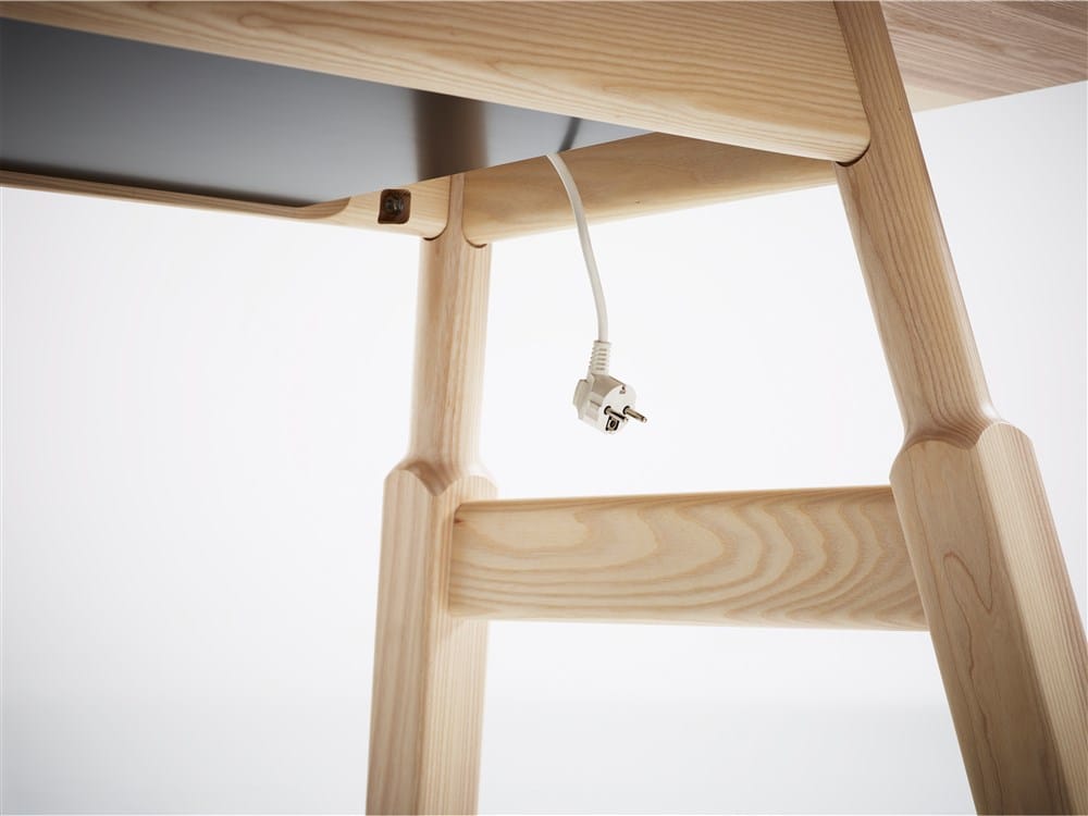 Деревянный прямоугольный стол для совещаний с системой люверсов Karl Andersson Woodwork ARCH-00066020 - Вид №4