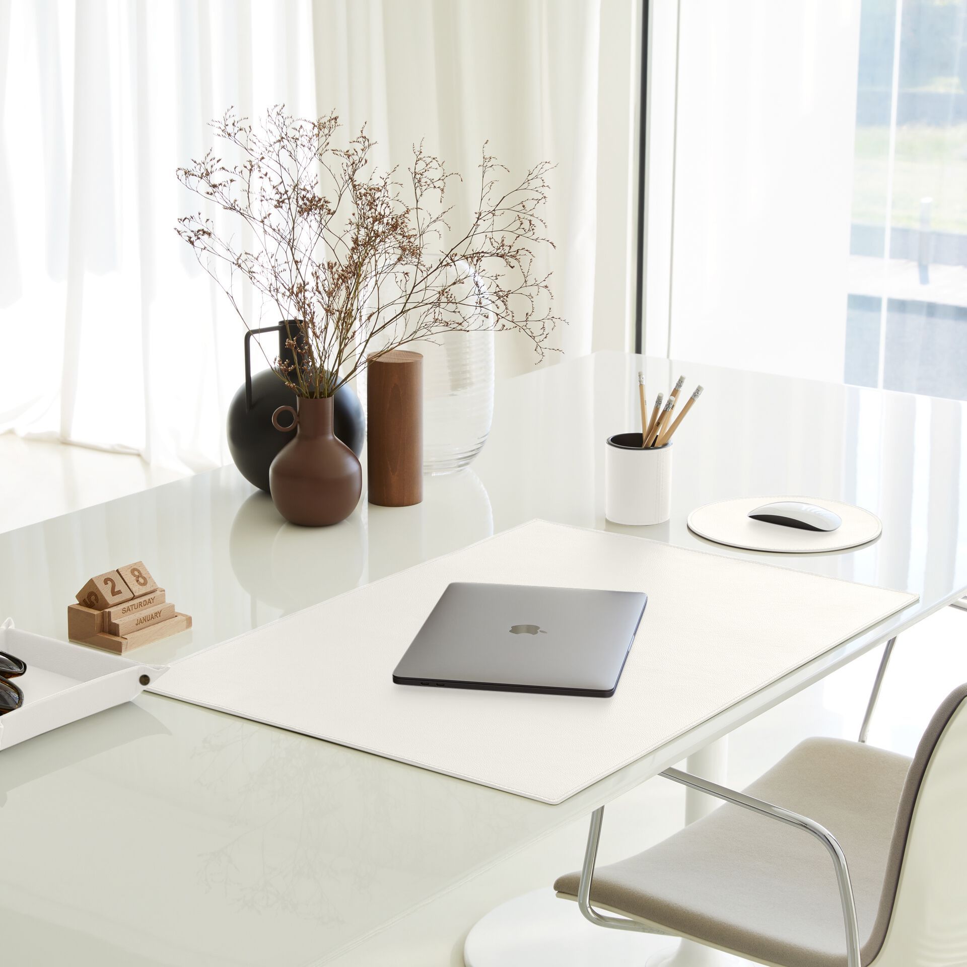 Круглый кожаный коврик для мыши EGLOOH APOLLO ARCH-00086294 - Вид №27