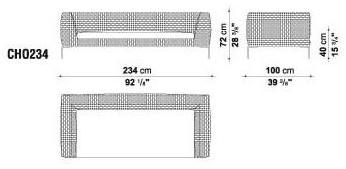 B&B Italia Outdoor Угловой диван из полипропилена Charles outdoor sun-id-1376087 - Вид №8