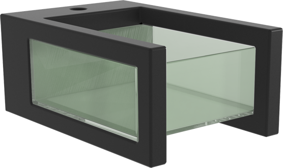 GLBISO2 Подвесное биде настенное GSG CERAMIC GLASS