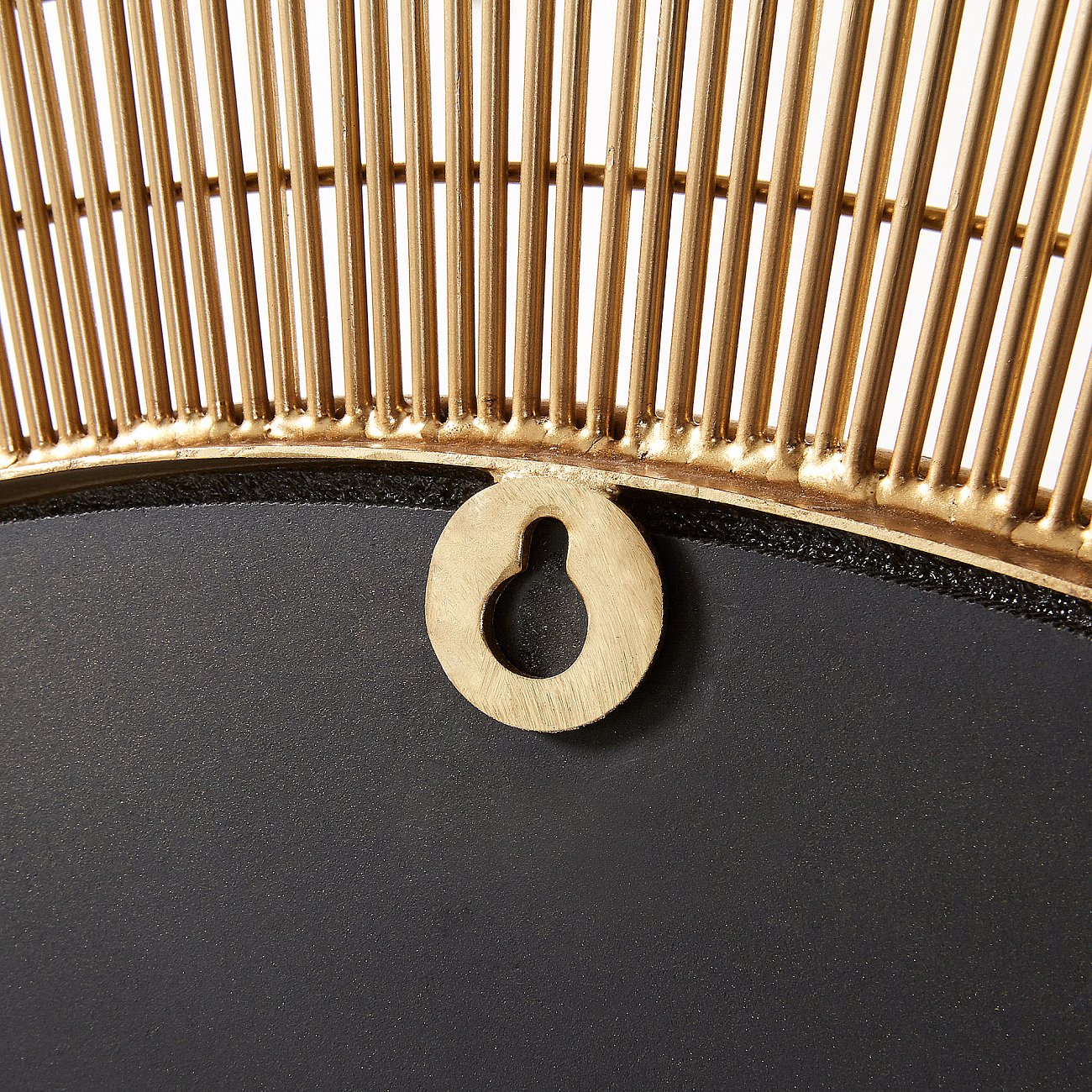 Зеркало круглое металлическое диаметр 80 см Plax от La Forma LA FORMA ДИЗАЙНЕРСКИЕ 342835 Латунный;белый  - Вид №3