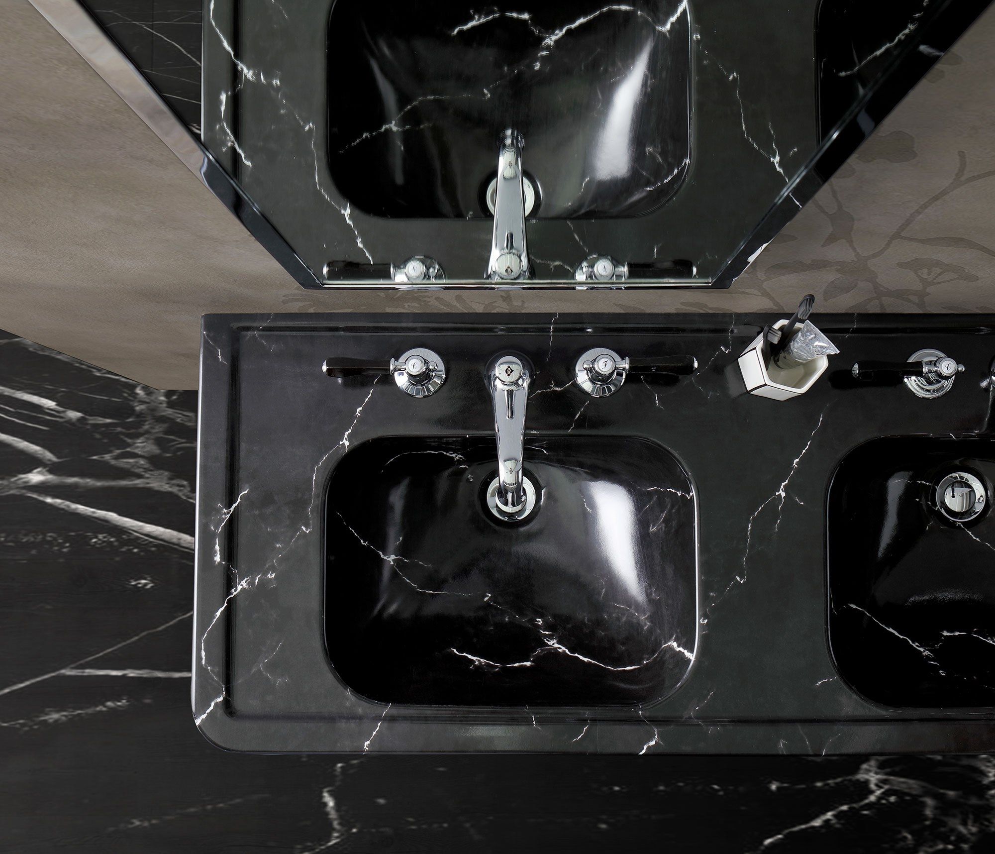 Керамическая прямоугольная подвесная раковина BLEU PROVENCE TrueColors ARCH-00040185 - Вид №7