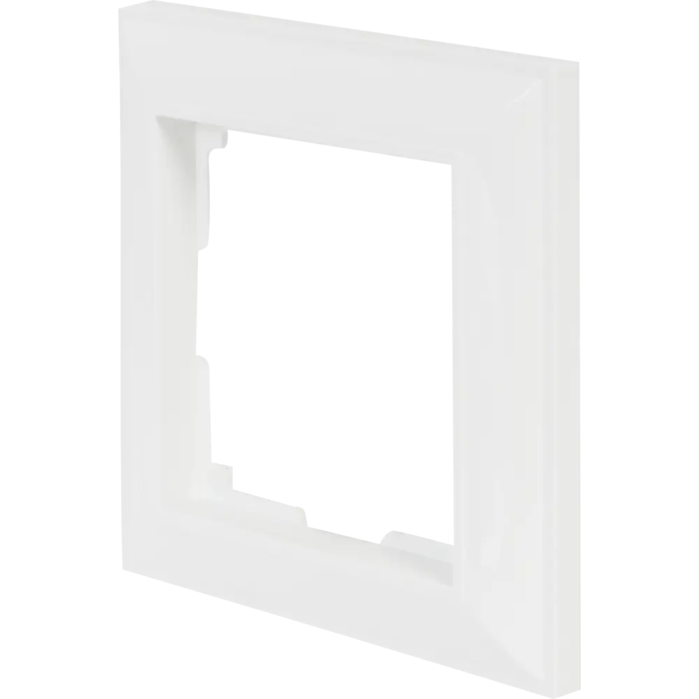 Рамка WERKEL Fiore для розетки и выключателя - элегантное оформление в белом цвете 82125342 STLM-0019671 - Вид №1