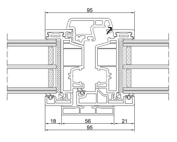 Окно с тройным остеклением из ПВХ Schulz Italia EXTREME ARCH-00072847 - Вид №4
