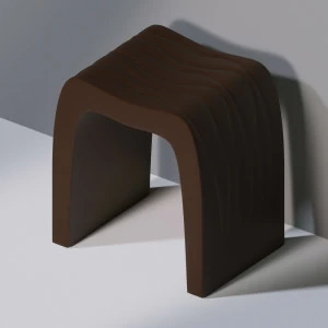 Стул для ванной C100 WAVES SEAT коричневый