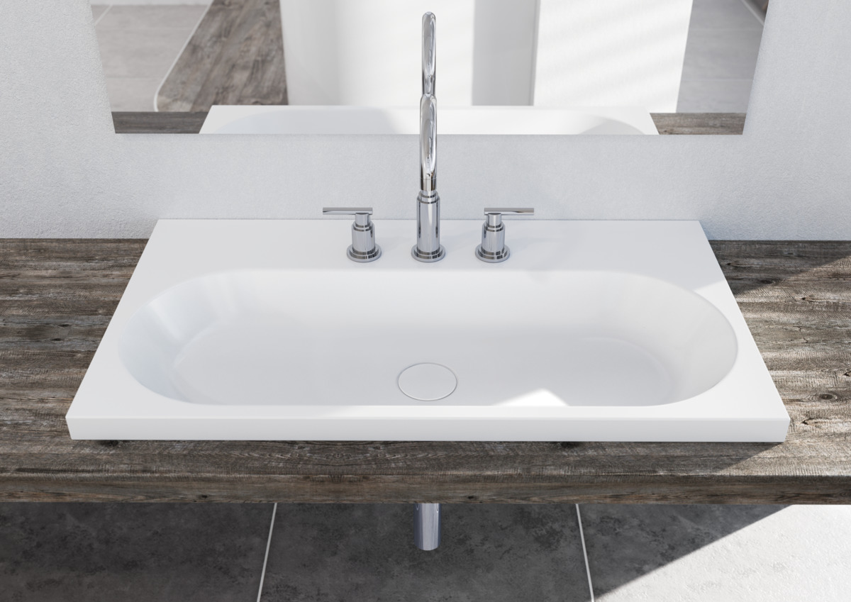 Умывальник KALDEWEI Сталь эмалированная 3055 24 багамский бежевый 3055306024  - Вид №4