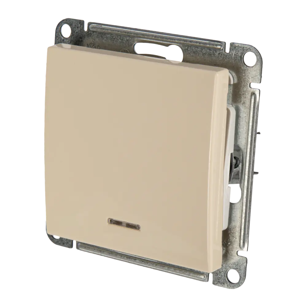 Выключатель SYSTEME ELECTRIC W59 с подсветкой, слоновая кость 18799236 STLM-0012749 - Вид №1