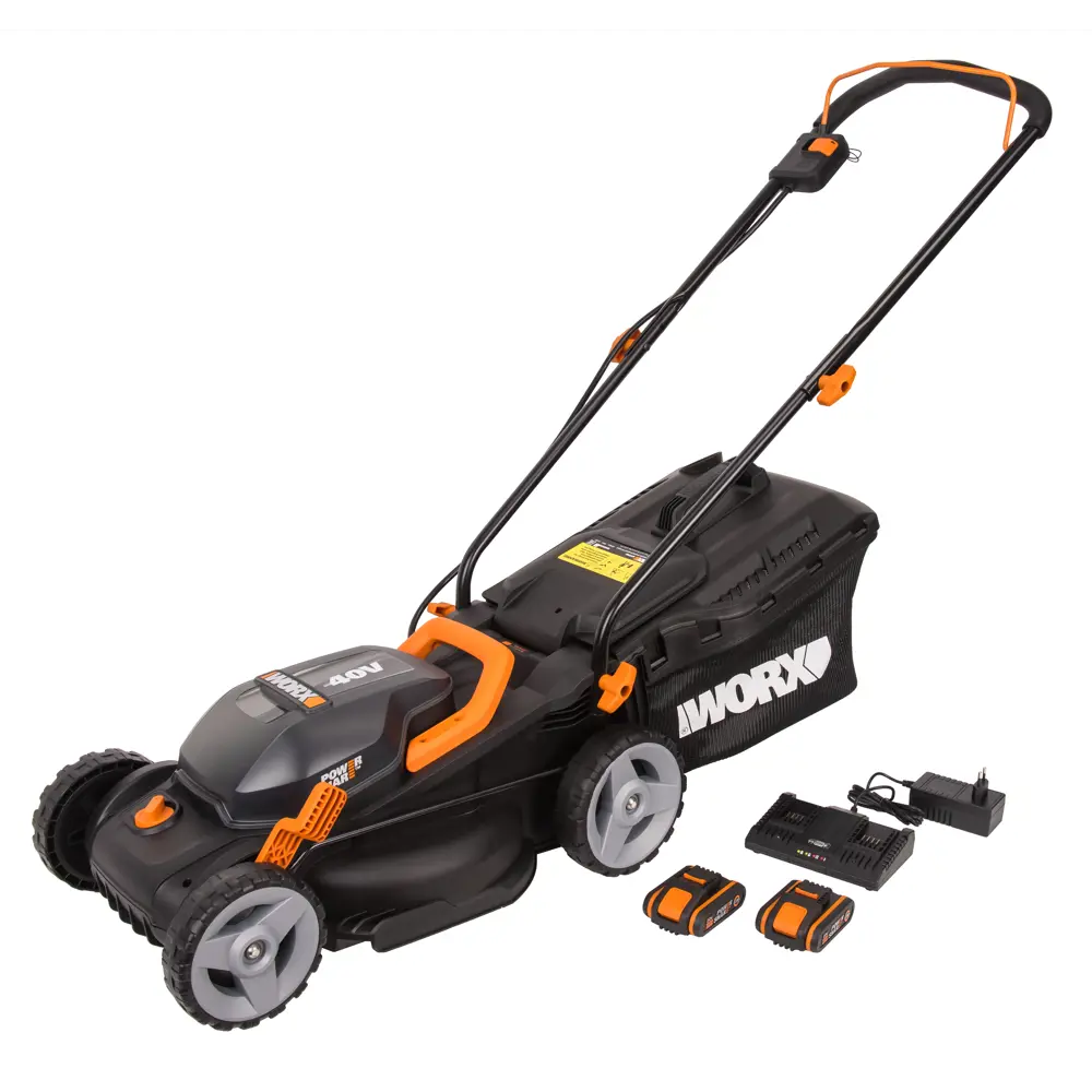 Аккумуляторная газонокосилка WORX WP770E 40В с системой IntelliCut 82600067 STLM-0031098 - Вид №10