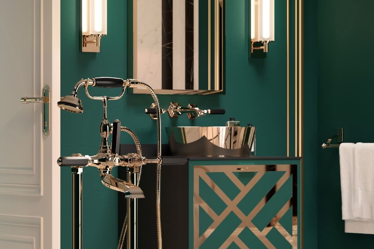 Деревянный одиночный напольный умывальник с ящиками Park Avenue CORA 1A ARCH-00059779 - Вид №5