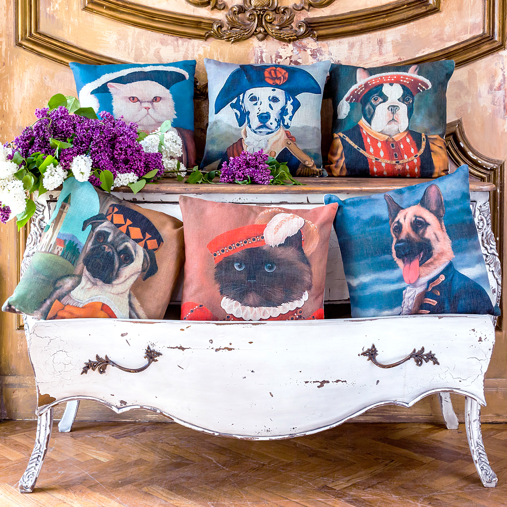 2719021 Арт-подушка «Музейный экспонат», версия 45 «Лучезарный Генрих» Object Desire  - Вид №3