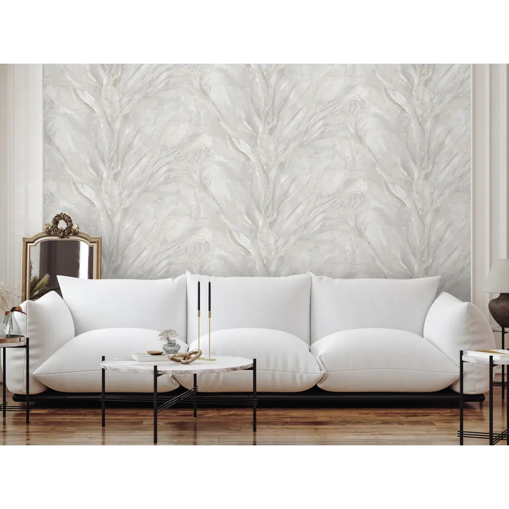 Victoria Stenova Prestige - флизелиновые обои темно-бежевые с виниловым покрытием 89423662 STLM-1565768 - Вид №4