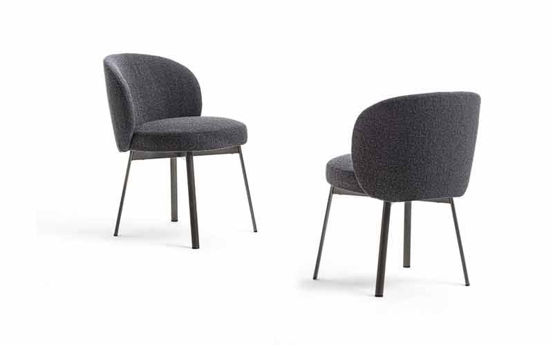 Мягкий стул из ткани Frigerio Hug ARCH-00103790 - Вид №2