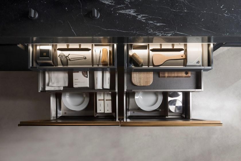 TM Italia Cucine Кухня с островом и колоннами sun-id-1415755 - Вид №4