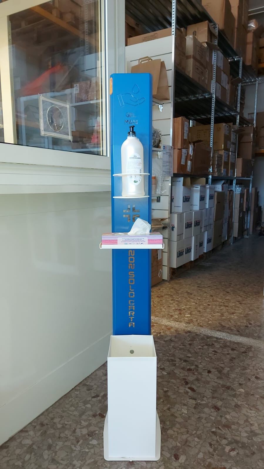 Металлический дезинфицирующий дозатор геля CITYSì SANIF ARCH-00095780 - Вид №4