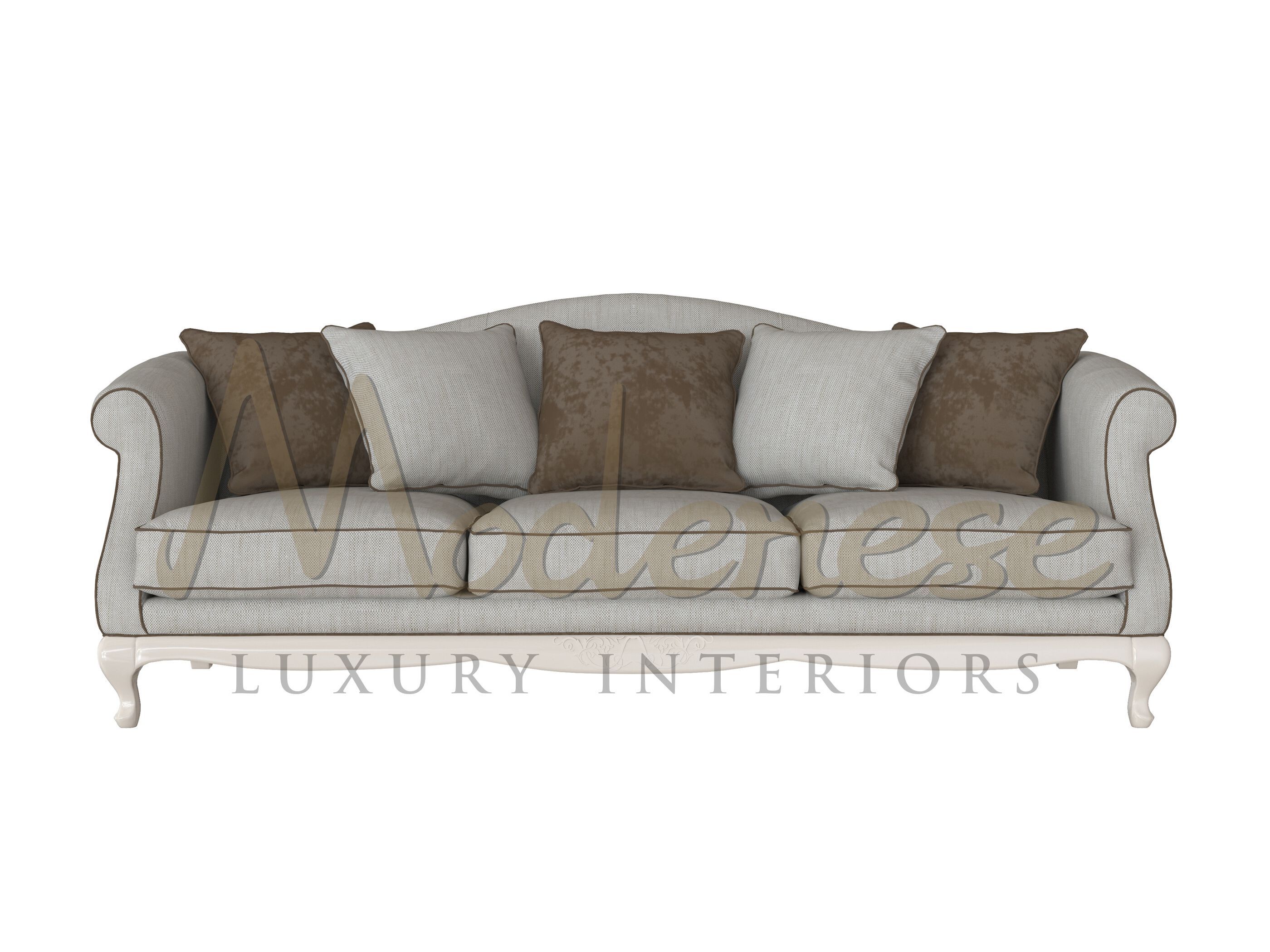 3-местный тканевый диван Modenese Luxury Interiors FUSION ELEGANCE ARCH-00087239