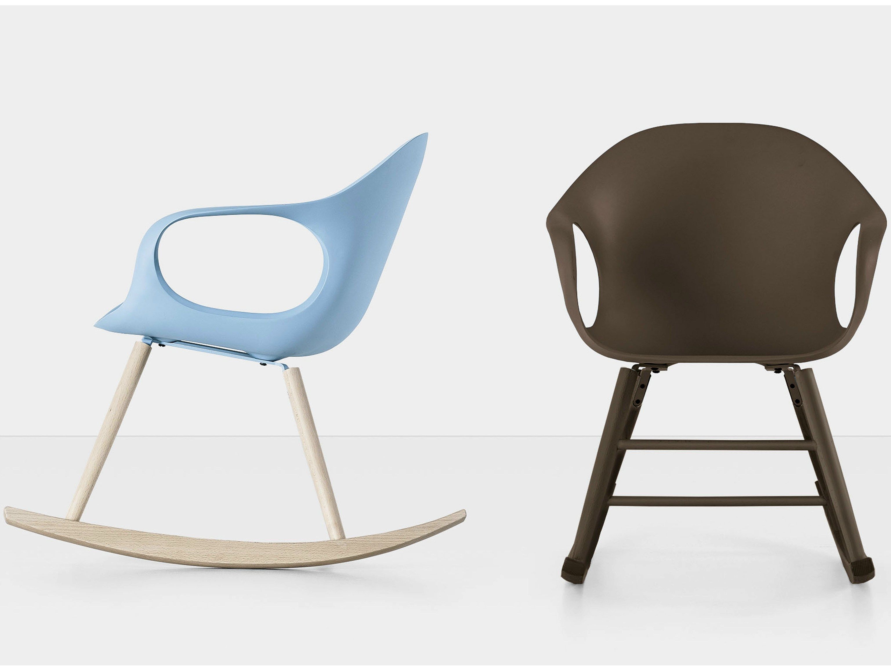 Кресло-качалка из полиуретана с подлокотниками Kristalia ARCH-00089746 - Вид №2