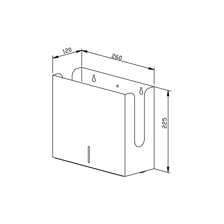 727346 Диспенсер для бумажных полотенец WH5 WAGNER_EWAR Wagner Ewar  - Вид №1