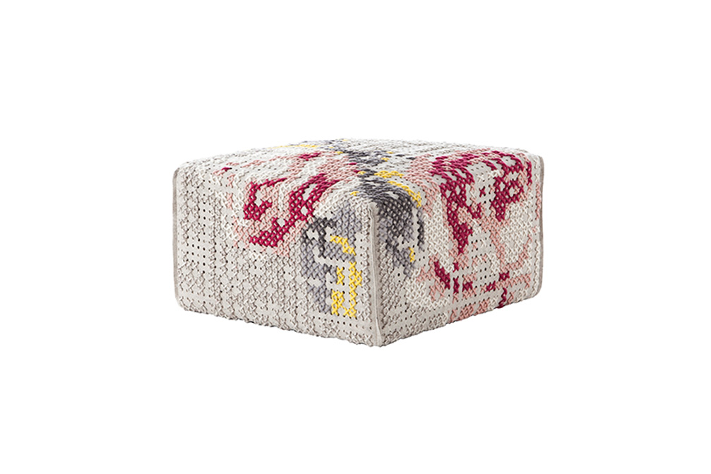 006589 Пуф Flowers. Natural GAN Canevas - Вид №4