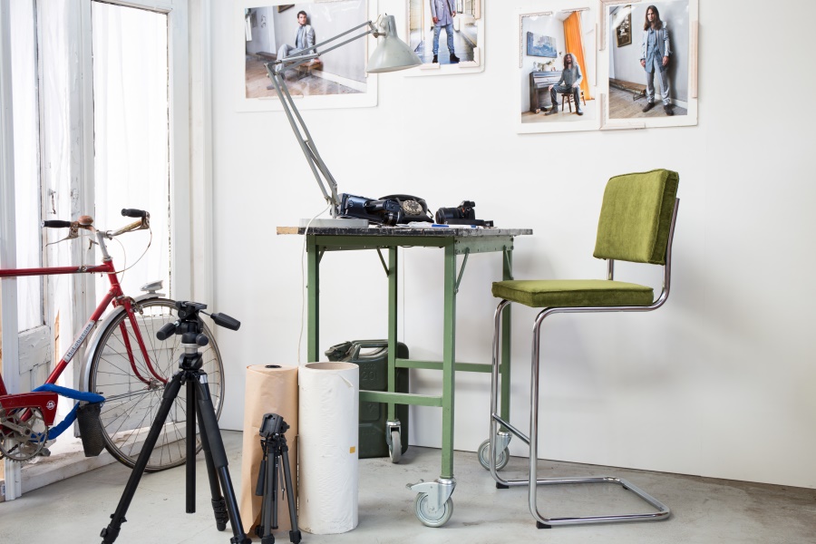 Стул барный Ridge Rib красный Zuiver 1500203 - Вид №2