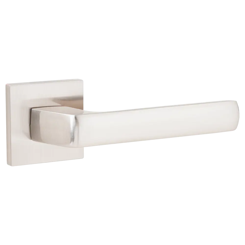 Дверная ручка на розетке Armex H-30169-A без запирания цвет никель STLM-2174256 - Вид №1