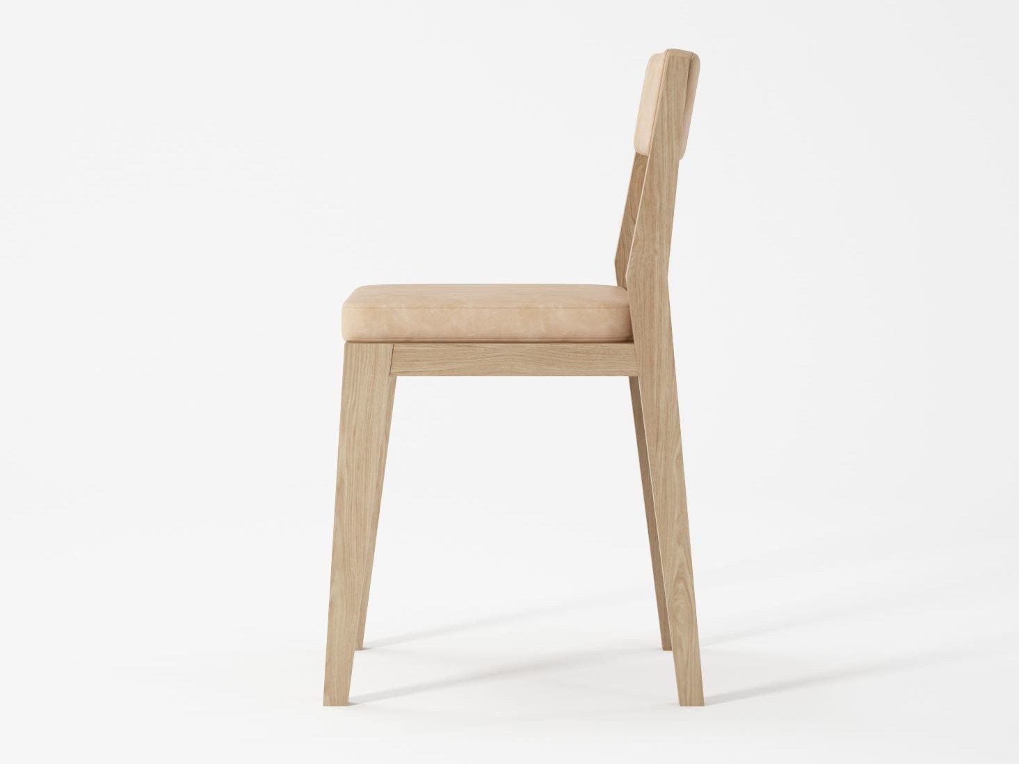 Мягкий стул для ресторана из массива дерева KARPENTER Nouveau Bistro ARCH-00008818 - Вид №6
