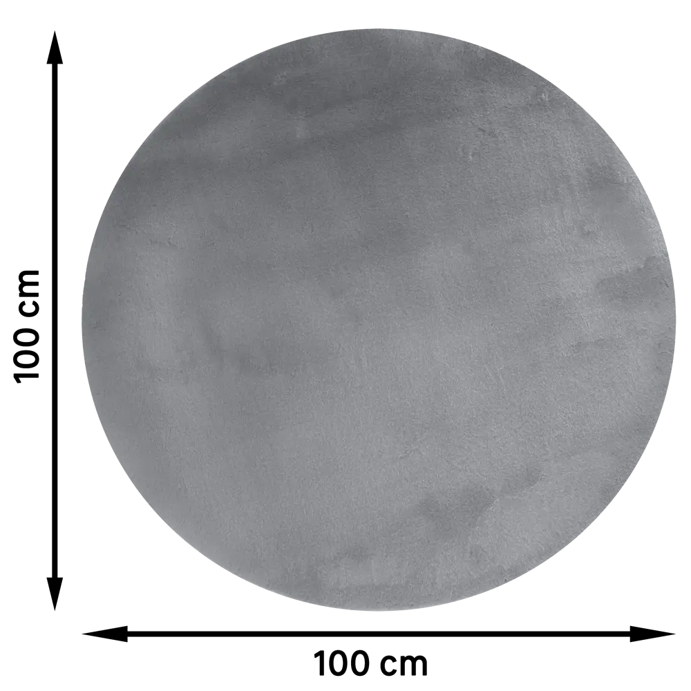 INSPIRE BIANCA — искусственная шкура серого цвета 100×100 см 83235396 STLM-0039671 - Вид №9