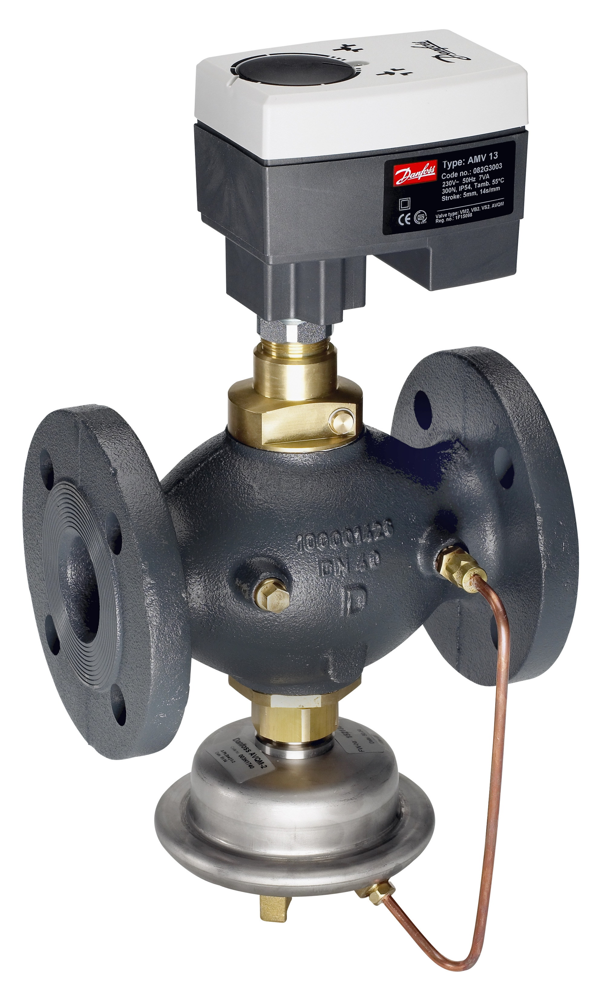 Danfoss Редукторные электроприводы с трехпозиционным управлением Электропривод импульсный AMV 35 230В 082G3021  - Вид №13