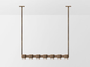 Металлический светодиодный подвесной светильник